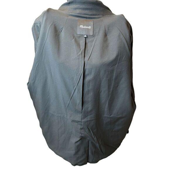 Madewell Caldwell Double-Breasted Drapeweave Blazer True Black NWT XL - Picture 4 of 6